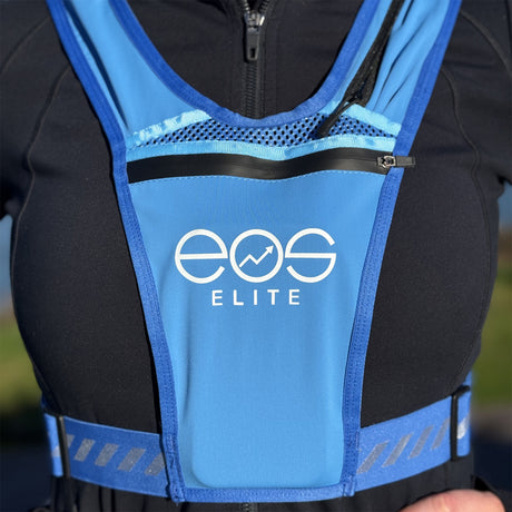 EOS Elite RainGuard Running Vest Blue - 53 Degrees North 