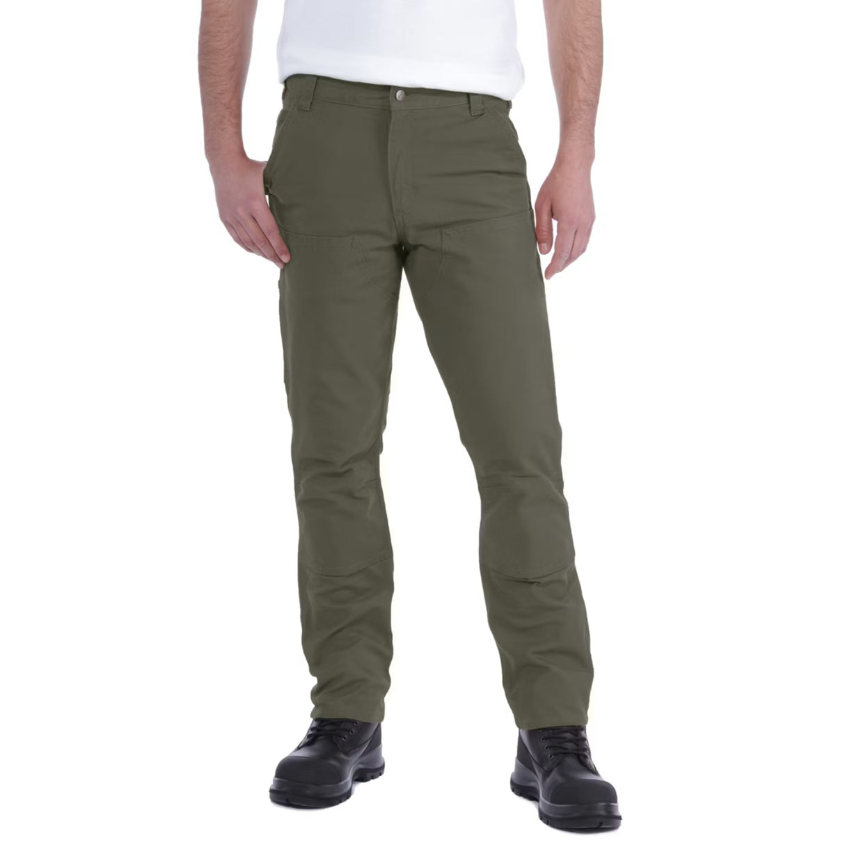 Men's Slim Tapered Rugged Flex™ Duck Double-Front Trousers