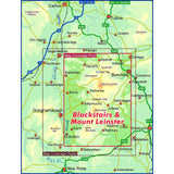 EastWest Mapping Blackstairs & Mount Leinster Map Default Title - 53 Degrees North 