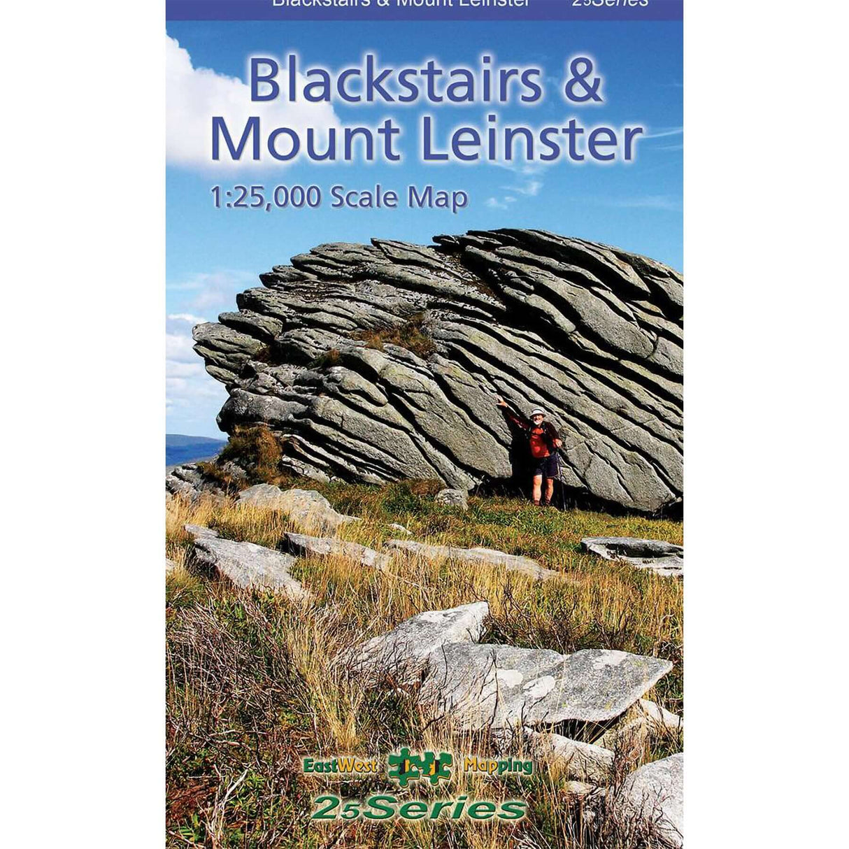 EastWest Mapping Blackstairs & Mount Leinster Map Default Title - 53 Degrees North 