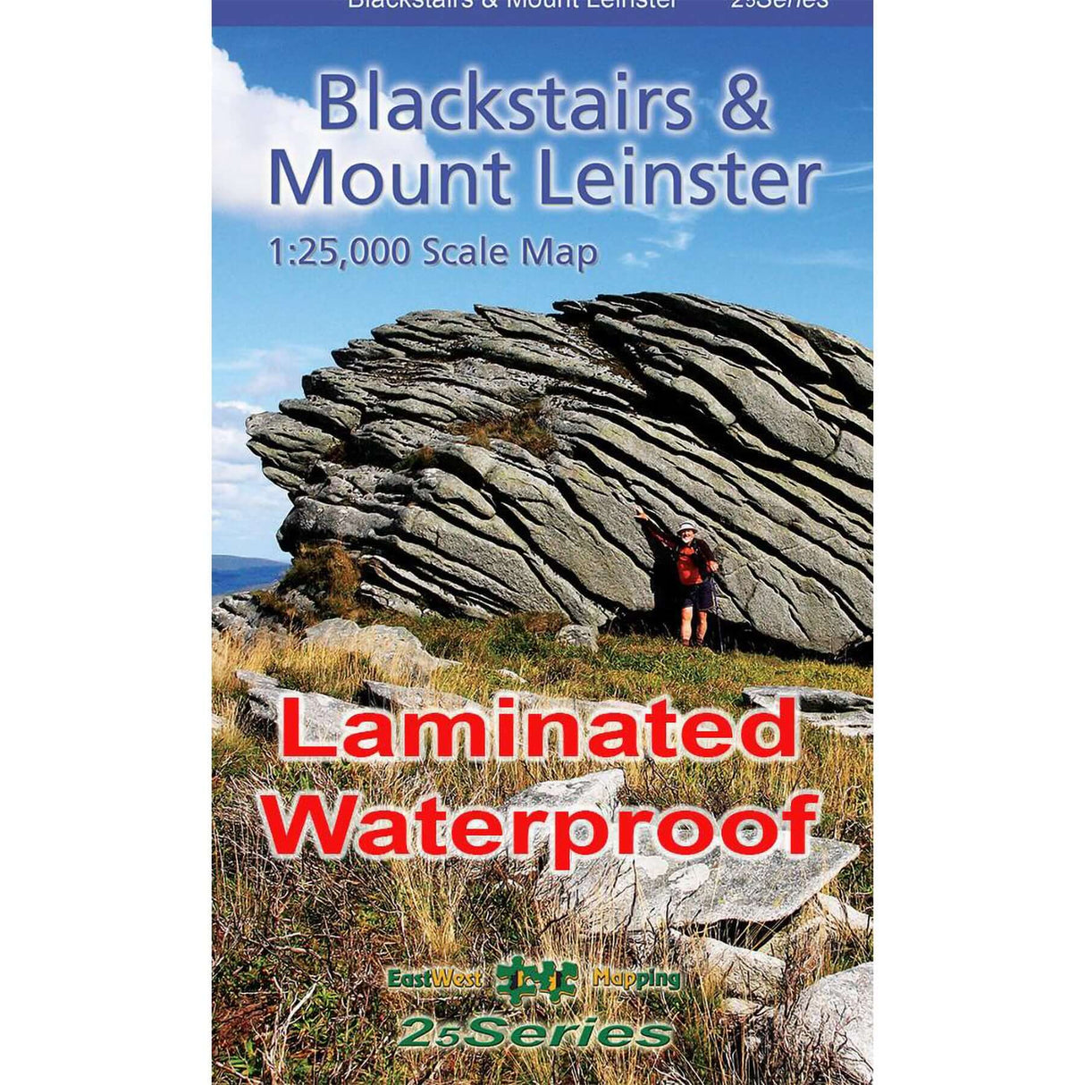 EastWest Mapping Blackstairs & Mount Leinster Waterproof Map Default Title - 53 Degrees North 
