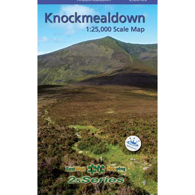 EastWest Mapping Knockmealdown Waterproof Map  - 53 Degrees North