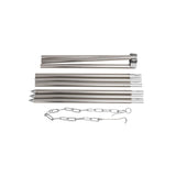 Easy Camp Campfire Aluminum Tripod Silver - 53 Degrees North 