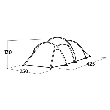 Easy Camp Hemsedal 4 4-Person Tent Green - 53 Degrees North