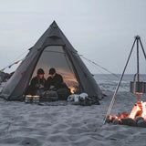 Easy Camp Otra Tipi Festival Tent Dark Sand - 53 Degrees North 