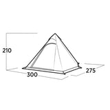 Easy Camp Otra Tipi Festival Tent Dark Sand - 53 Degrees North 
