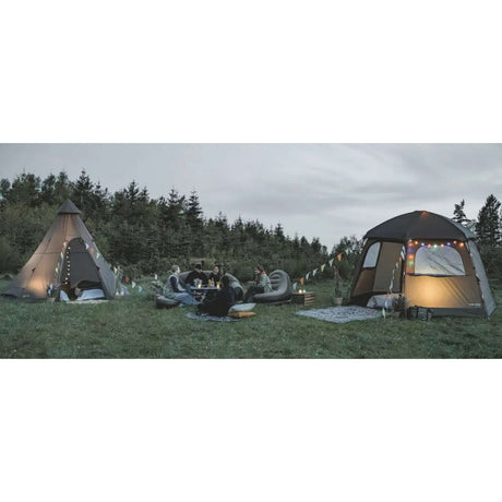 Easy Camp Sandland Yurt 6-Person Festival Tent Dark Sand - 53 Degrees North