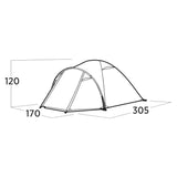 Easy Camp Setesdal 3 3-Person Tent Green - 53 Degrees North