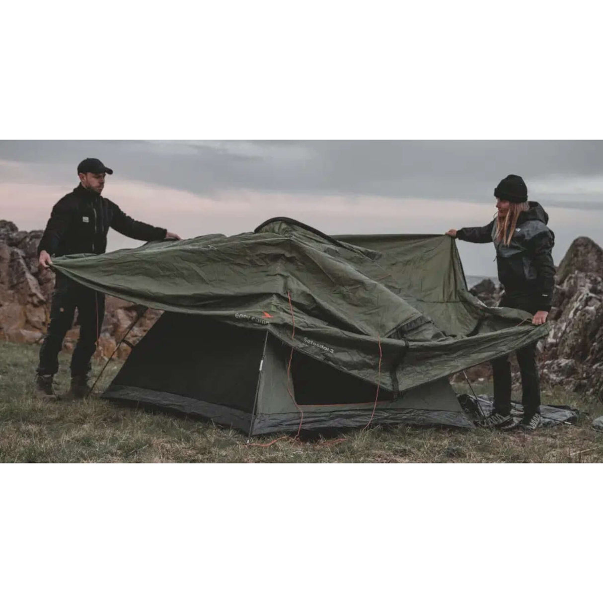 Easy Camp Setesdal 3 3-Person Tent Green - 53 Degrees North