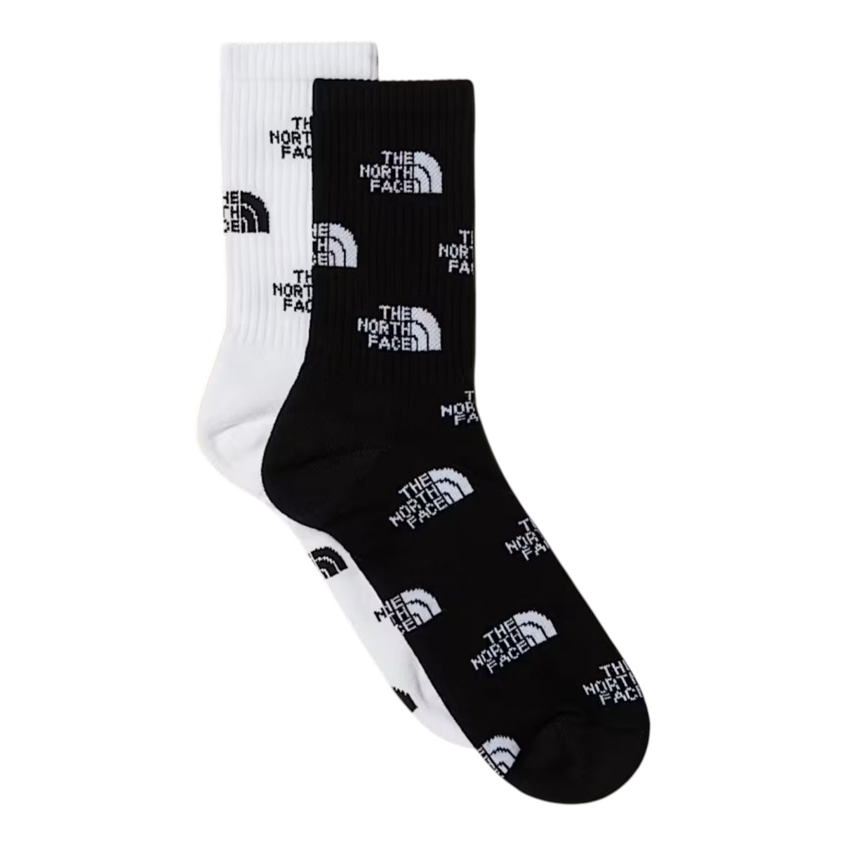 The North Face Everyday Crew Socks - 2 Pack TNF Black/Summit Gold / X-Small-TNF Black/Summit Gold / Small-TNF Black/Summit Gold / Medium-TNF Black/Summit Gold / Large-TNF Black/TNF White / X-Small #- 53 Degrees North 