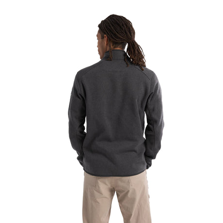 Arc'teryx Men's Covert 1/2 Zip Fleece Black Heather II / Small-Black Heather II / Medium-Black Heather II / Large-Black Heather II / X-Large-Black Heather II / XX-Large #- 53 Degrees North 