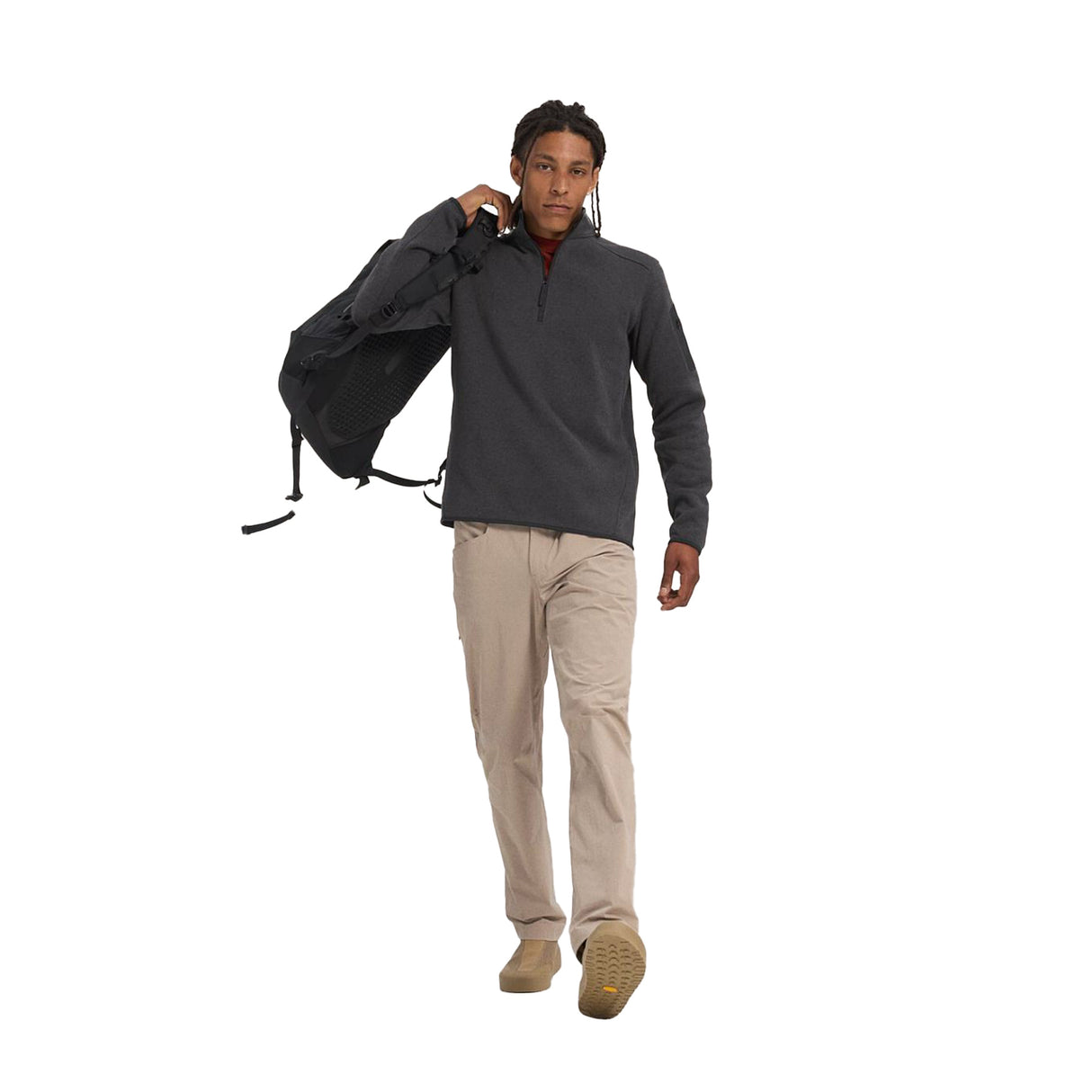 Arc'teryx Men's Covert 1/2 Zip Fleece Black Heather II / Small-Black Heather II / Medium-Black Heather II / Large-Black Heather II / X-Large-Black Heather II / XX-Large #- 53 Degrees North 