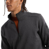 Arc'teryx Men's Covert 1/2 Zip Fleece Black Heather II / Small-Black Heather II / Medium-Black Heather II / Large-Black Heather II / X-Large-Black Heather II / XX-Large #- 53 Degrees North 
