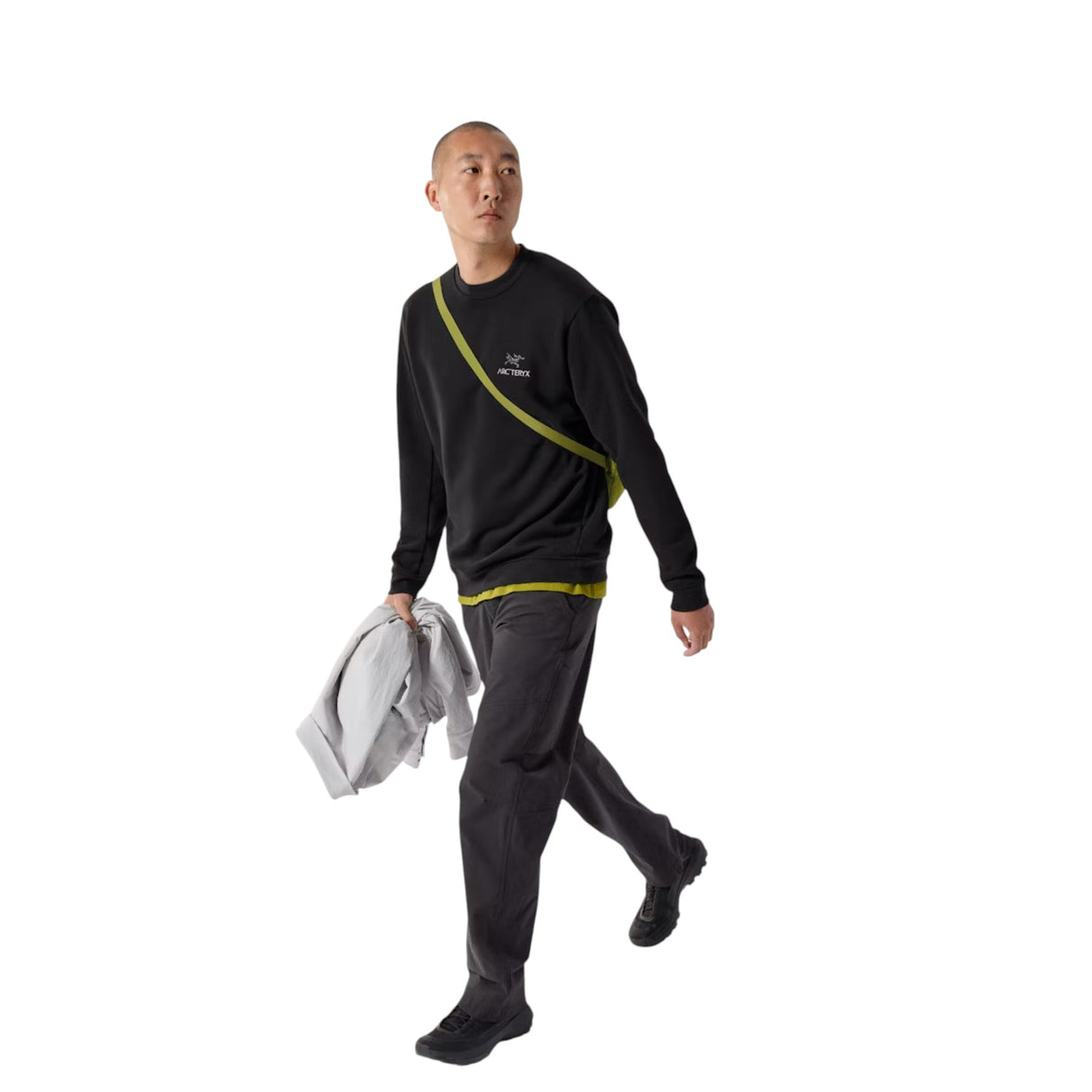 Arc'teryx Men's Emblem Fleece Crew Black / Small-Black / Medium-Black / Large-Black / X-Large-Black Sapphire / Small #- 53 Degrees North 