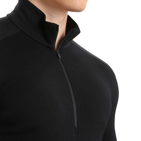 Icebreaker Men's 260 Tech Long Sleeve Half Zip Top Midnight Navy / Small-Midnight Navy / Medium-Midnight Navy / Large-Midnight Navy / X-Large-Midnight Navy / XX-Large #- 53 Degrees North 