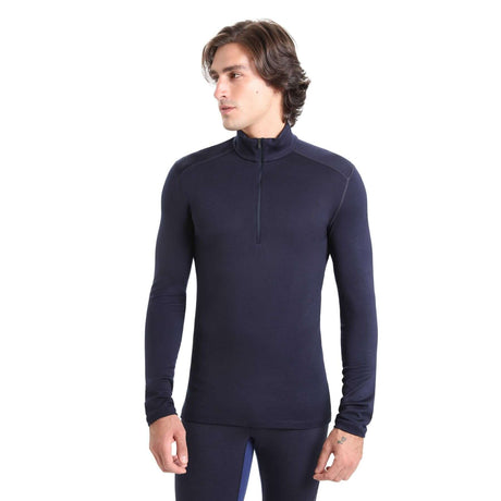 Icebreaker Men's 260 Tech Long Sleeve Half Zip Top Midnight Navy / Small-Midnight Navy / Medium-Midnight Navy / Large-Midnight Navy / X-Large-Midnight Navy / XX-Large #- 53 Degrees North 