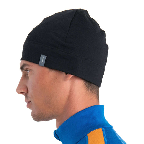 Icebreaker Unisex 260 Ridge Beanie Black #- 53 Degrees North 