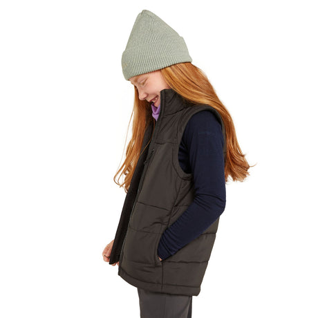 Icebreaker Kids' 200 Oasis Long Sleeve Crewe Black / Age 5-6-Black / Age 7-8-Black / Age 9-10-Black / Age 11-12-Midnight Navy / Age 5-6 #- 53 Degrees North 