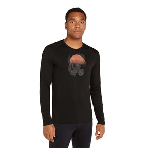 Icebreaker Men's 200 Oasis Ruapehu Round Crewe Top Black / Small-Black / Medium-Black / Large-Black / X-Large-Black / XX-Large #- 53 Degrees North 