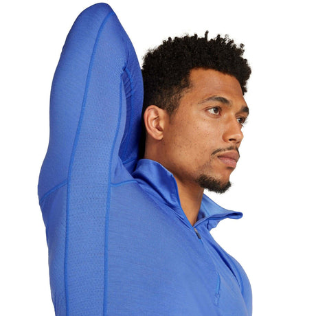 Icebreaker Men's 200 Zoneknit Long Sleeve Half Zip Baselayer Brilliant/Baja / Small-Brilliant/Baja / Medium-Brilliant/Baja / Large-Brilliant/Baja / X-Large-Brilliant/Baja / XX-Large #- 53 Degrees North 