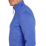 Icebreaker Men's 260 Quantum Long Sleeve Zip Midlayer Black / Small-Black / Medium-Black / Large-Black / X-Large-Black / XX-Large #- 53 Degrees North 