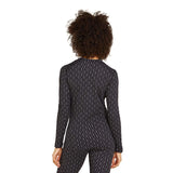 Icebreaker Women's 260 Vertex Long Sleeve Crewe On-Piste Black/Snow / X-Small-Black/Snow / Small-Black/Snow / Medium-Black/Snow / Large-Black/Snow / X-Large #- 53 Degrees North 