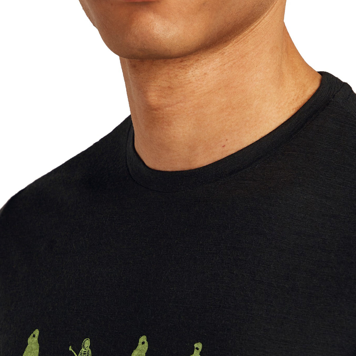 Icebreaker Men's 150 Tech Lite T-Shirt Black / Small-Black / Medium-Black / Large-Black / X-Large-Atlantis / Small #- 53 Degrees North 