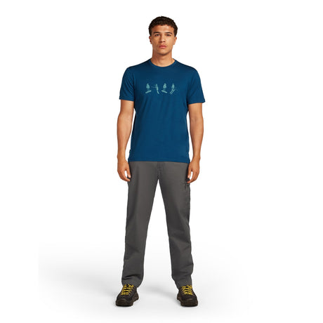 Icebreaker Men's 150 Tech Lite T-Shirt Black / Small-Black / Medium-Black / Large-Black / X-Large-Atlantis / Small #- 53 Degrees North 