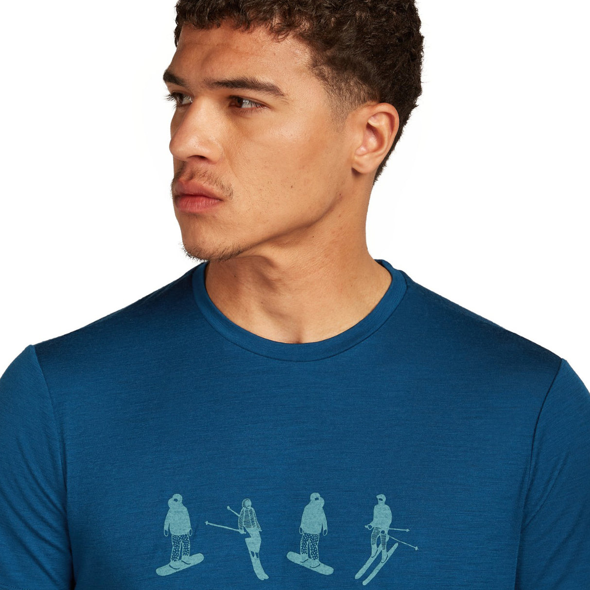 Icebreaker Men's 150 Tech Lite T-Shirt Black / Small-Black / Medium-Black / Large-Black / X-Large-Atlantis / Small #- 53 Degrees North 