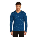 Icebreaker Men's 200 Oasis Long Sleeve Crewe Snow Day Crew Black/Peridot/AOP / Small-Black/Peridot/AOP / Medium-Black/Peridot/AOP / Large-Black/Peridot/AOP / X-Large-Atlantis/Topaz/AOP / Small #- 53 Degrees North 