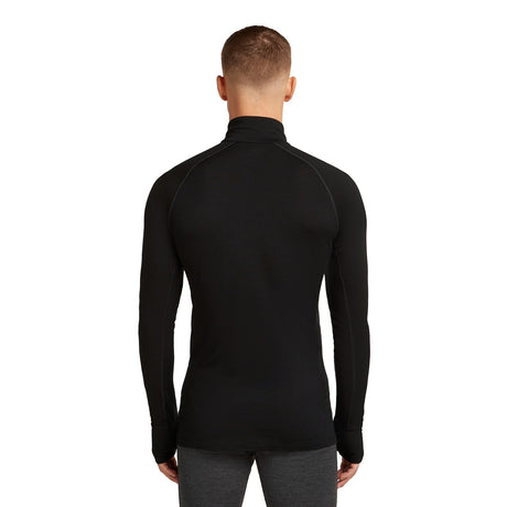 Icebreaker Men's 260 Zoneknit Long Sleeve Half Zip Baselayer Black / Small-Black / Medium-Black / Large-Black / X-Large-Black / XX-Large #- 53 Degrees North 