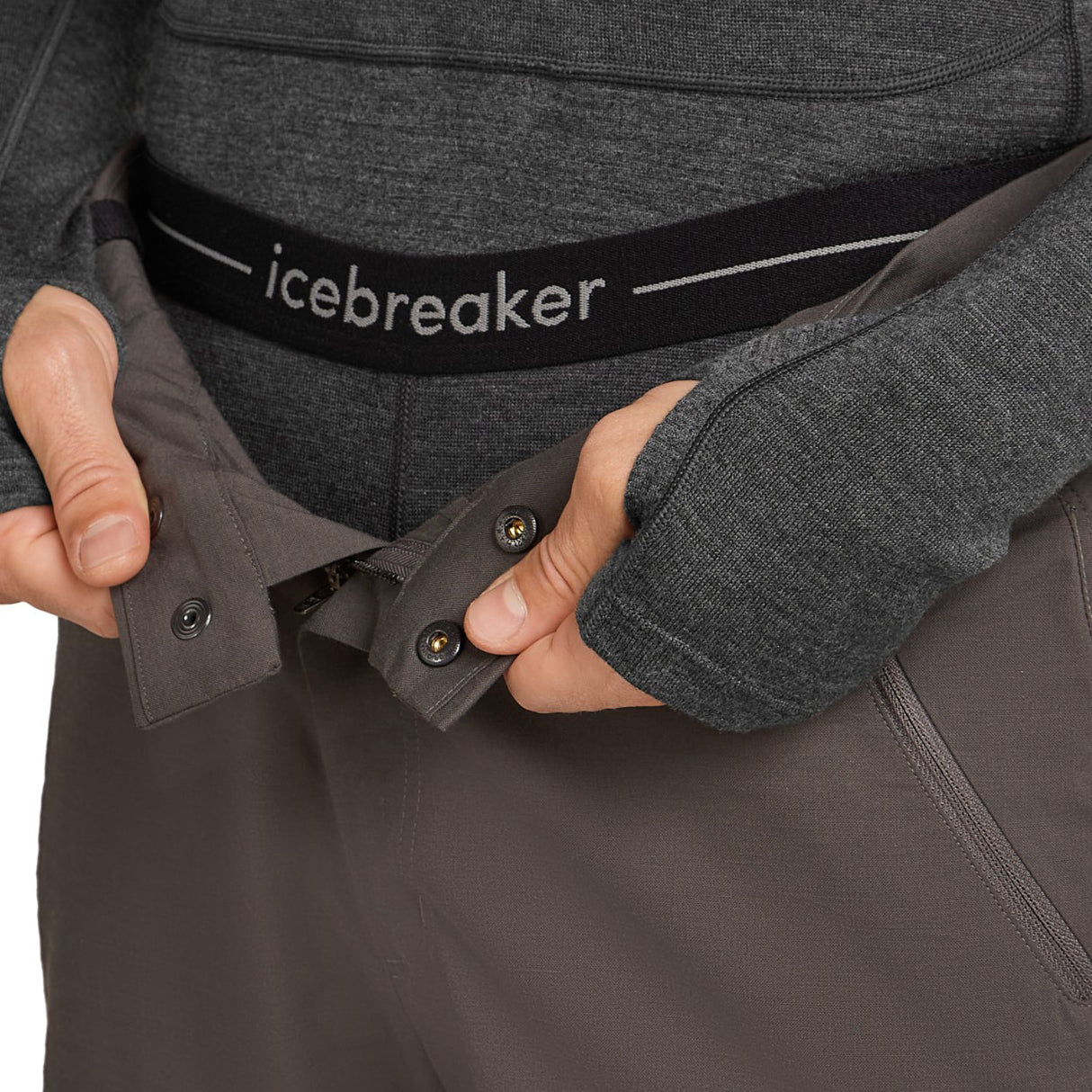 Icebreaker Men's 260 Zoneknit Leggings Jet Heather / Small-Jet Heather / Medium-Jet Heather / Large-Jet Heather / X-Large-Jet Heather / XX-Large #- 53 Degrees North 