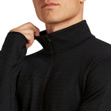 Icebreaker Men's 300 RealFleece Descender Zip Fleece Jet Heather/Black / Small-Jet Heather/Black / Medium-Jet Heather/Black / Large-Jet Heather/Black / X-Large #- 53 Degrees North 