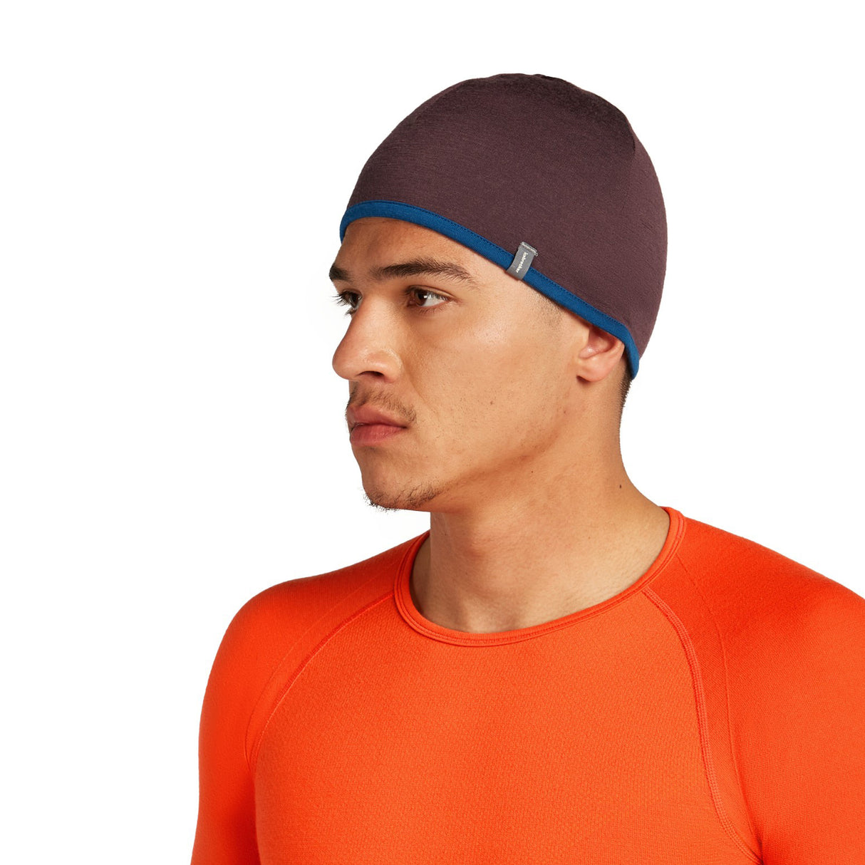 Icebreaker Unisex 200 Oasis Reversible Beanie Java/Atlantis-Summit/Blush #- 53 Degrees North 