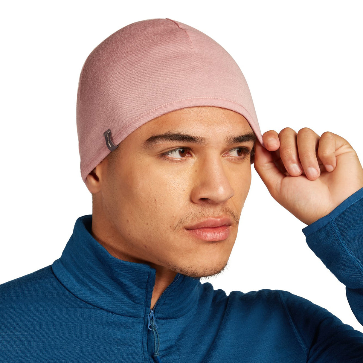 Icebreaker Unisex 200 Oasis Reversible Beanie Java/Atlantis-Summit/Blush #- 53 Degrees North 