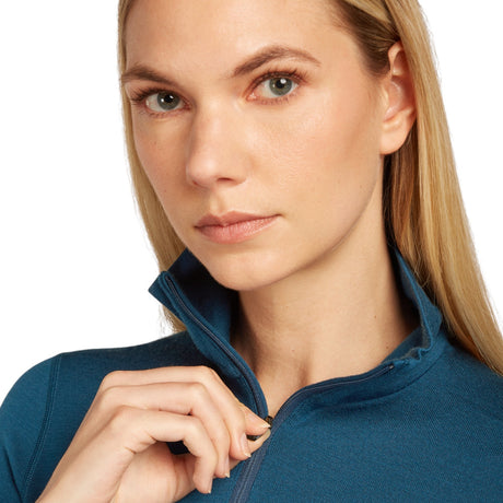 Icebreaker Women's 260 Tech Half Zip Merino Baselayer Blush / X-Small-Blush / Small-Blush / Medium-Blush / Large-Blush / X-Large #- 53 Degrees North 