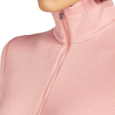 Icebreaker Women's 260 Tech Half Zip Merino Baselayer Blush / X-Small-Blush / Small-Blush / Medium-Blush / Large-Blush / X-Large #- 53 Degrees North 
