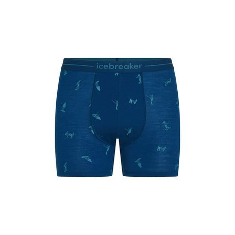 Icebreaker Men's 150 Anatomica Boxers Black/Peridot/AOP / Small-Black/Peridot/AOP / Medium-Black/Peridot/AOP / Large-Black/Peridot/AOP / X-Large-Atlantis/Topaz/AOP / Small #- 53 Degrees North 