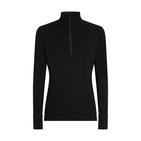 Icebreaker Men's 260 Zoneknit Long Sleeve Half Zip Baselayer Black / Small-Black / Medium-Black / Large-Black / X-Large-Black / XX-Large #- 53 Degrees North 