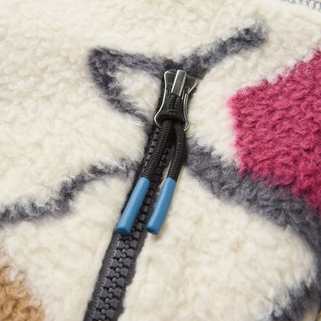 Passenger Women's Fairbanks 2.0 Full Zip Recycled Sherpa Fleece Abstract Trails Off White / X-Small-Abstract Trails Off White / Small-Abstract Trails Off White / Medium-Abstract Trails Off White / Large-Abstract Trails Off White / X-Large #- 53 Degrees North 