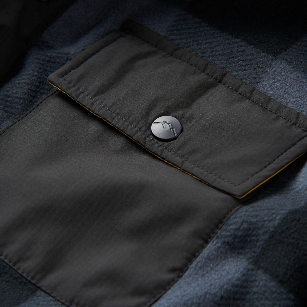 Passenger Men's Firelight Sherpa Lined Overshirt Storm Grey Buffalo / Small-Storm Grey Buffalo / Medium-Storm Grey Buffalo / Large-Storm Grey Buffalo / X-Large-Grey Marl / Small #- 53 Degrees North 