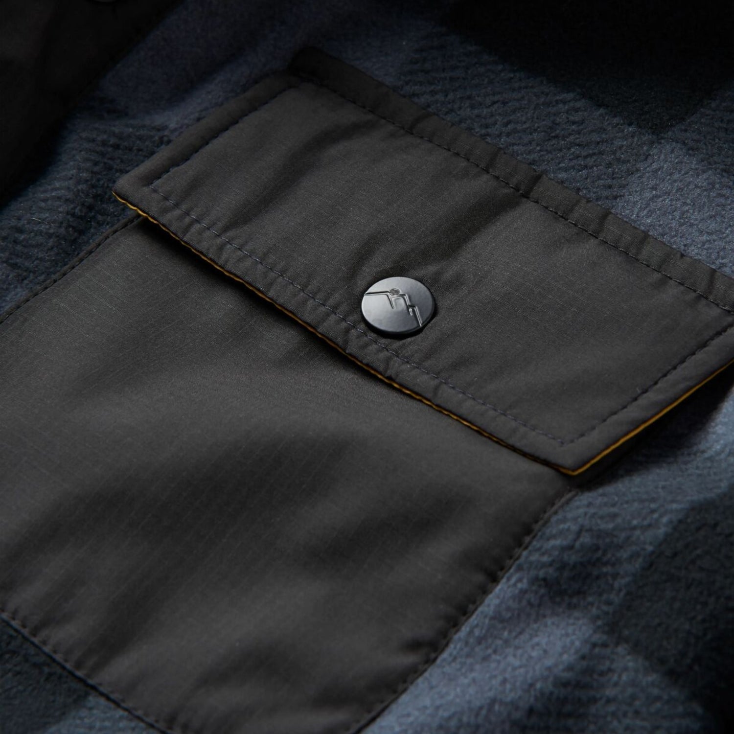 Passenger Men's Firelight Sherpa Lined Overshirt Storm Grey Buffalo / Small-Storm Grey Buffalo / Medium-Storm Grey Buffalo / Large-Storm Grey Buffalo / X-Large-Grey Marl / Small #- 53 Degrees North 