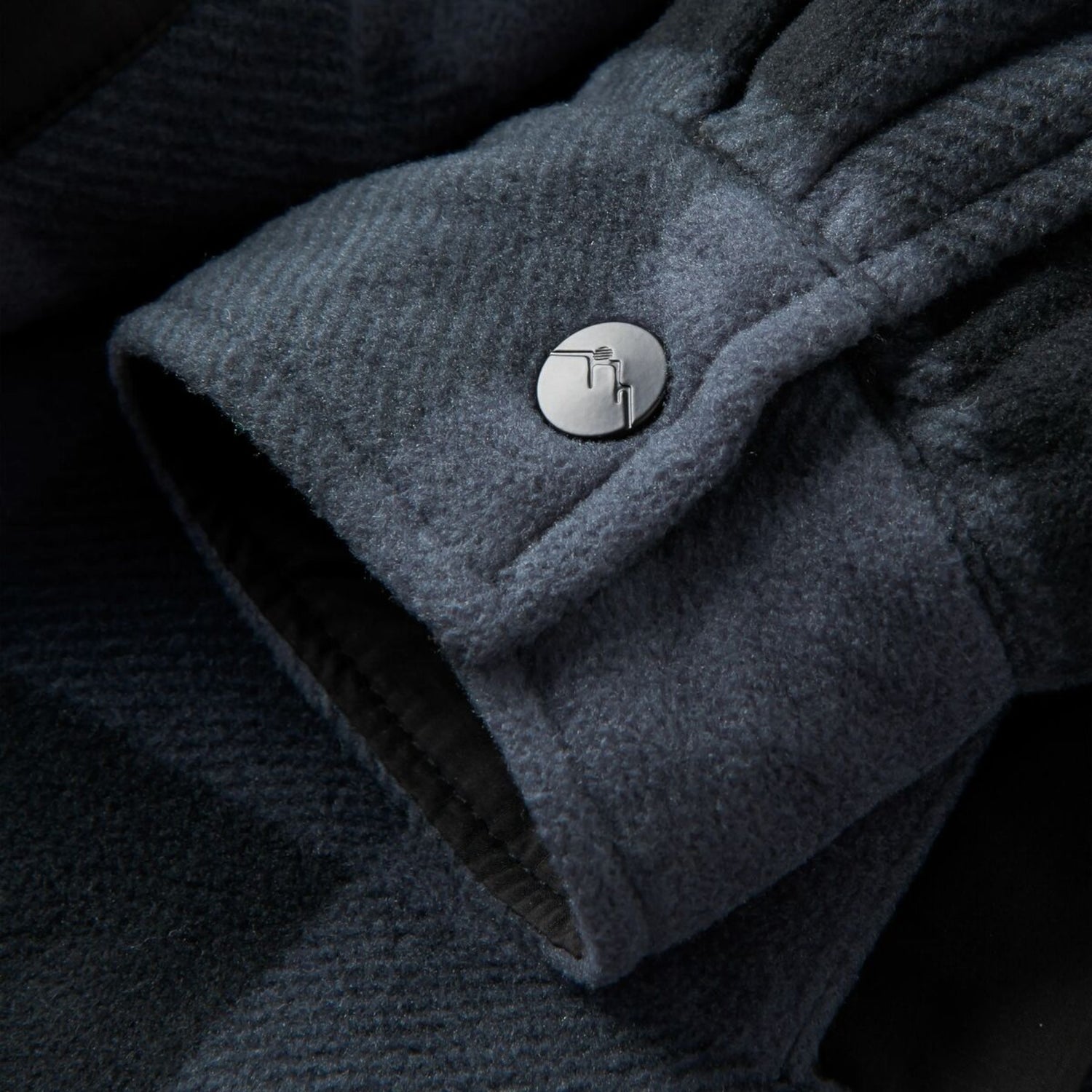 Passenger Men's Firelight Sherpa Lined Overshirt Storm Grey Buffalo / Small-Storm Grey Buffalo / Medium-Storm Grey Buffalo / Large-Storm Grey Buffalo / X-Large-Grey Marl / Small #- 53 Degrees North 