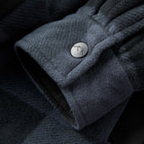 Passenger Men's Firelight Sherpa Lined Overshirt Storm Grey Buffalo / Small-Storm Grey Buffalo / Medium-Storm Grey Buffalo / Large-Storm Grey Buffalo / X-Large-Grey Marl / Small #- 53 Degrees North 