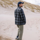 Passenger Men's Firelight Sherpa Lined Overshirt Storm Grey Buffalo / Small-Storm Grey Buffalo / Medium-Storm Grey Buffalo / Large-Storm Grey Buffalo / X-Large-Grey Marl / Small #- 53 Degrees North 