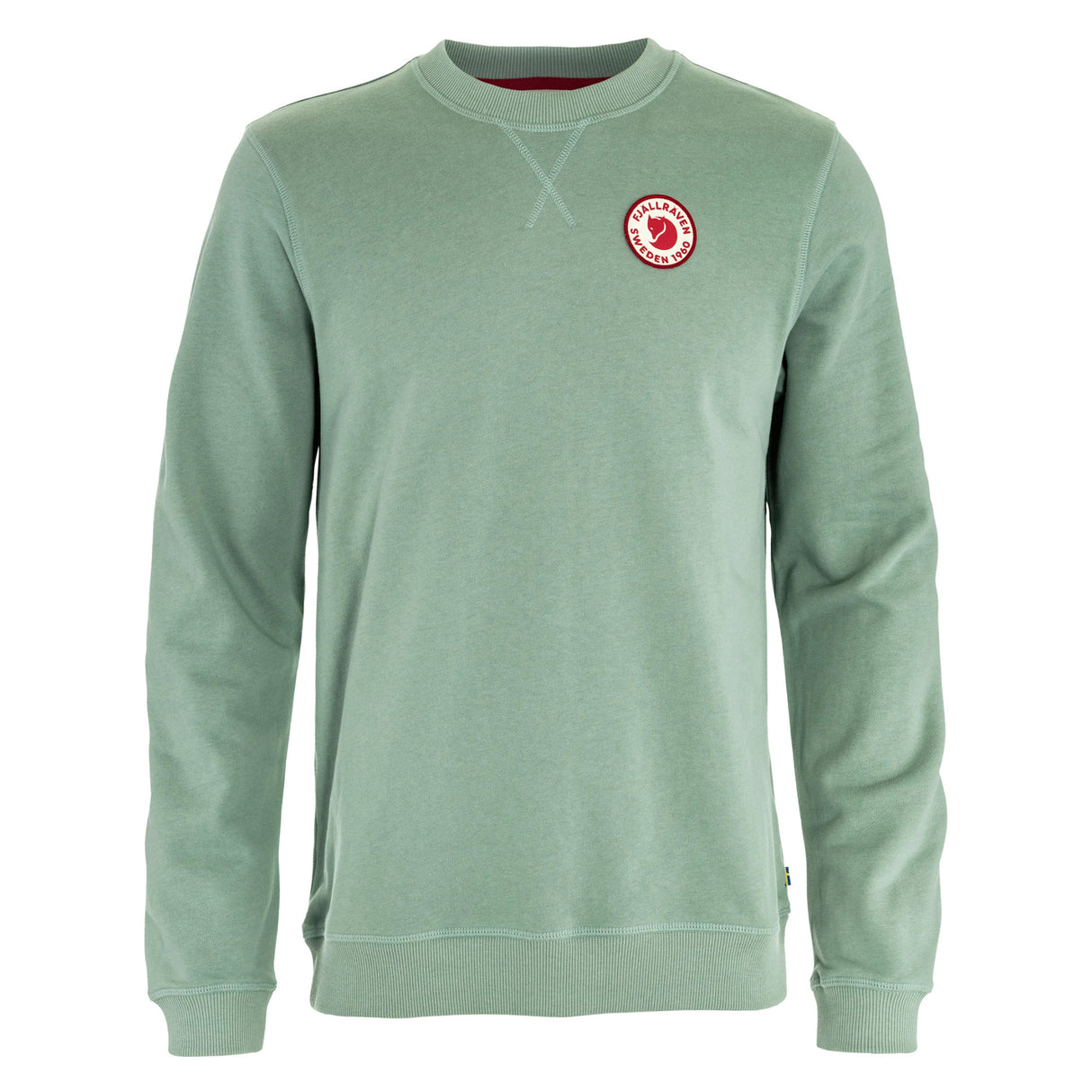 Fjällräven Men's 1960 Logo Badge Sweater Fossil / Small-Fossil / Medium-Fossil / Large-Fossil / X-Large-Misty Green / Small - 53 Degrees North 