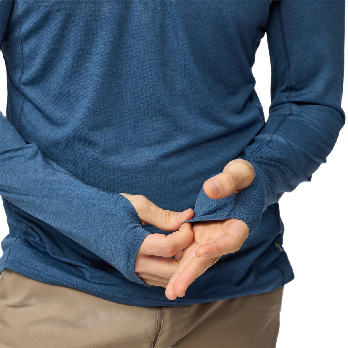 Fjällräven Men's Abisko Day Hike Half Zip T-Shirt Indigo Blue / Small-Indigo Blue / Medium-Indigo Blue / Large-Indigo Blue / X-Large - 53 Degrees North 