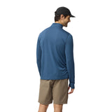 Fjällräven Men's Abisko Day Hike Half Zip T-Shirt Indigo Blue / Small-Indigo Blue / Medium-Indigo Blue / Large-Indigo Blue / X-Large - 53 Degrees North 