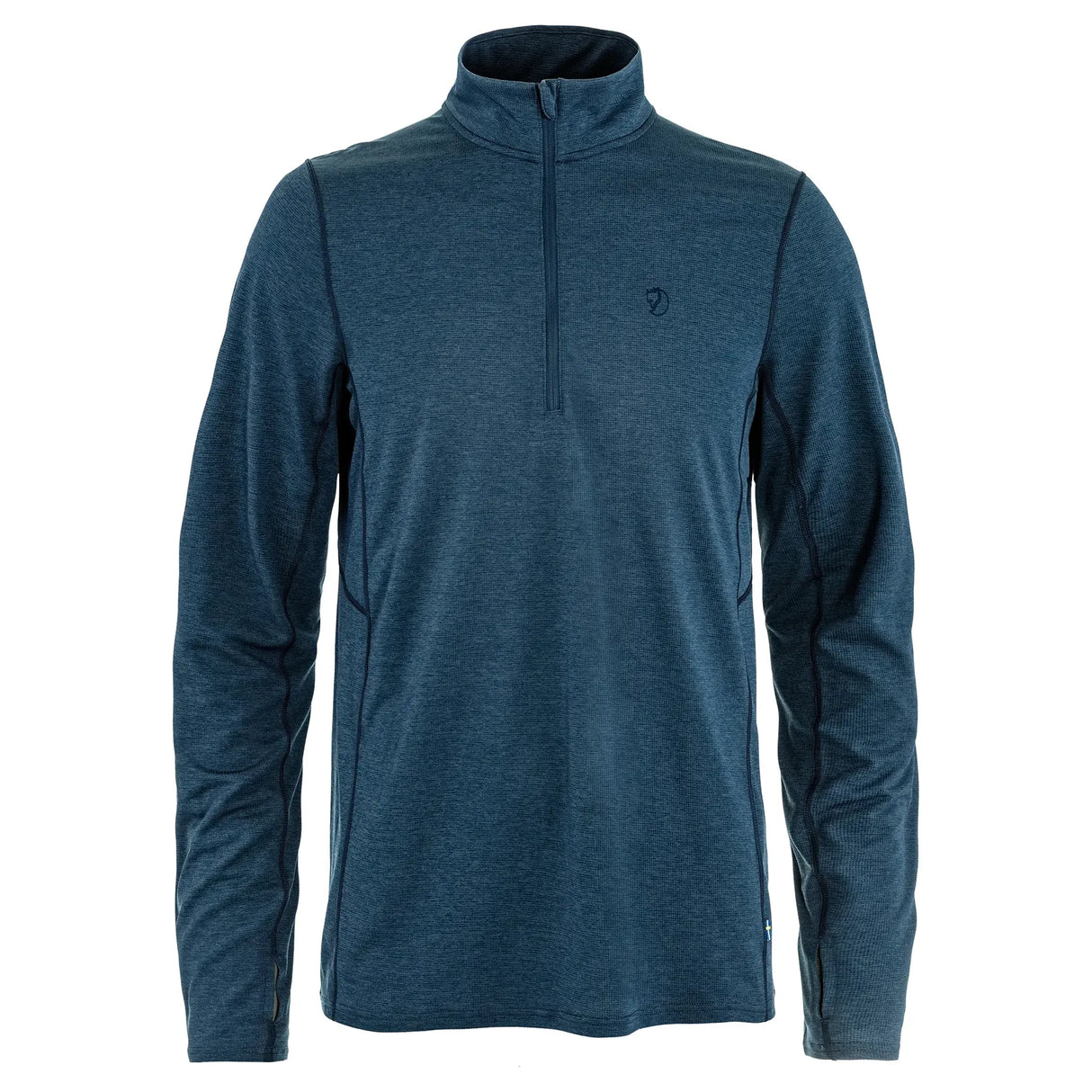 Fjällräven Men's Abisko Day Hike Half Zip T-Shirt Indigo Blue / Small-Indigo Blue / Medium-Indigo Blue / Large-Indigo Blue / X-Large - 53 Degrees North 