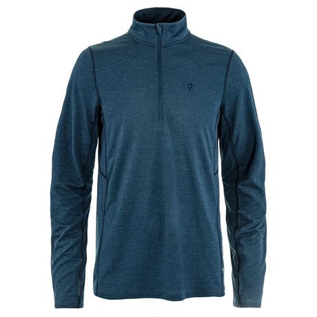 Fjällräven Men's Abisko Day Hike Half Zip T-Shirt Indigo Blue / Small-Indigo Blue / Medium-Indigo Blue / Large-Indigo Blue / X-Large - 53 Degrees North 